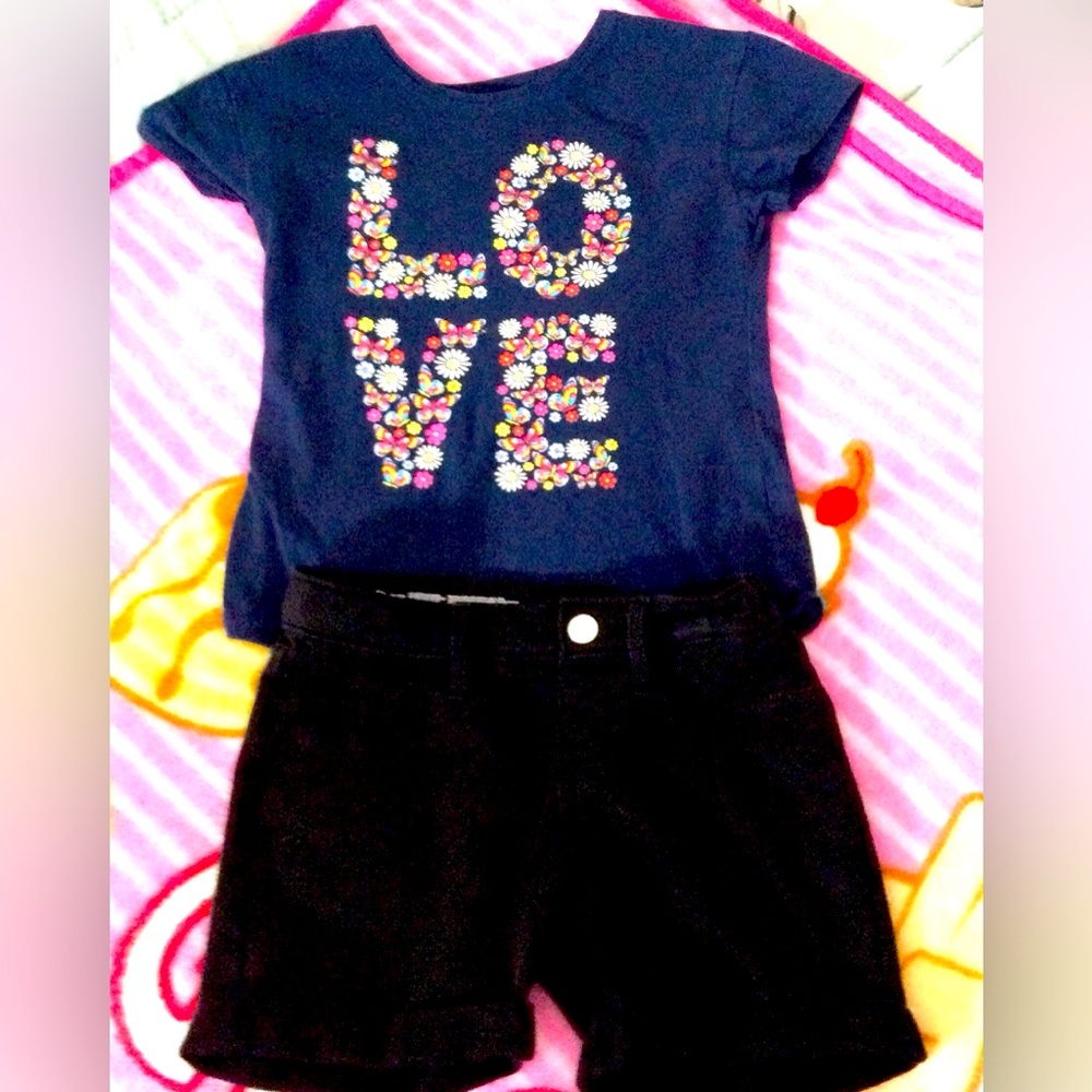 Girls short set wonder nation.